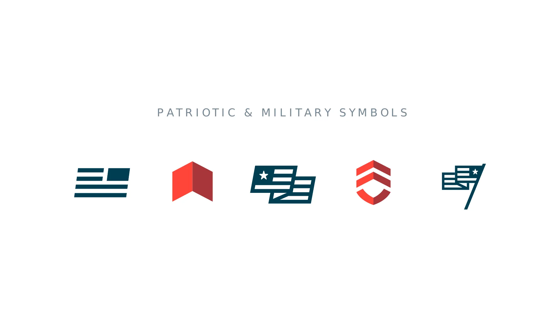 Round one: flags, shields and a ribbon, each with a Beyond The Uniform wordmark