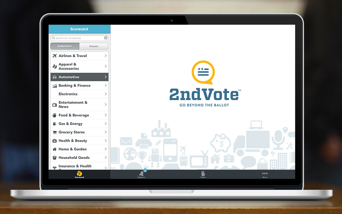 2ndvote web app
